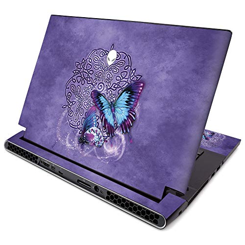 MightySkins Skin for Alienware M15 R2 (2019) - Celtic Butterflies | Protective,…