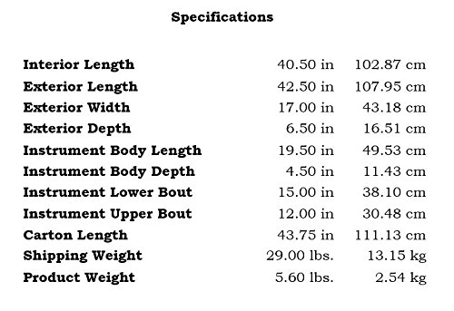 SKB Thin-line AE/Classic Soft Case with EPS Foam Interior/Nylon Exterior, Back Straps