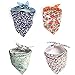 combofix 4 Pack Cute Dog Bandana Multi Coloured Scarves Accessories for Pet Cats and Puppies