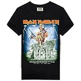 Rock Sir Men's Summer Iron Maiden Man T Shirt Cotton Tops