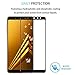 Samsung Galaxy A8 2018 Screen Protector(2 Pack),Lesenda[ HD Clear][Full Coverage][2.5D Curved Edge] [9H Hardness ][Scratch Free ] Tempered Glass Screen Protector for Samsung Galaxy A8 2018 (Black)