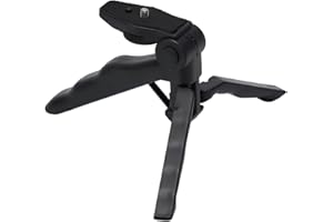 Lawnoval Tripod Phone with Pistol Grip, Adjustable Rotating Mount, Non-Slip Base, Compact Portable Design Mobile Video Photog