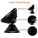 Sinuoda Magnetic Phone Car Mount, Magnetic Car Phone Holder Stand Dashboard Car Phone Mount, Mobile Phone Holder for Car 360 Rotation Universal Metal Phone Holder,Black Leather