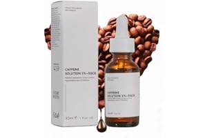 AFCRYIYE The Caffeine Solution 5% + EGCG，Reduces Appearance of Eye Contour Pigmentation and Puffiness，Under Eye Serum (30ml) Caffeine For Face Moisturizing Serum