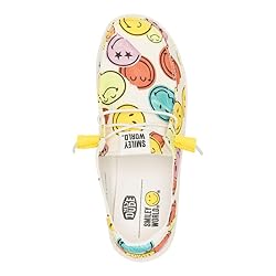 HEYDUDE Wendy Smiley Cream/Multi Size 9, Women’s