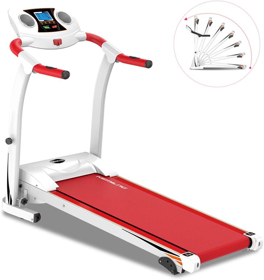 LieYuSport Treadmills Motorised Folding for Home use,Folding Treadmill 1-8km/h With 3 Incline Levels,Running Machine Cardio Running Exercise Maximum load 120kg,Motorised Treadmill With Heart Rate