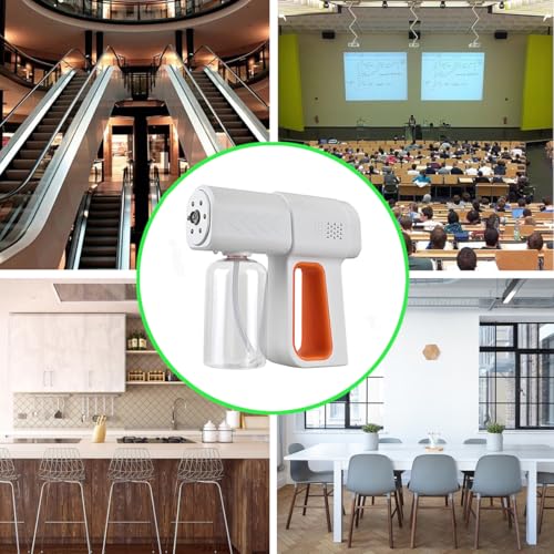 Atomizer Sprayer, Rechargeable Nano Mist Sprayer Gun with Blue Light, Portable Electrostatic photo 9