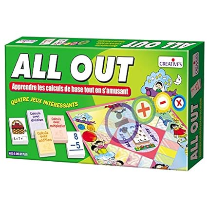 StonKraft ALL OUT (French) | Learn French | Learning Games | Educational Games & Toys | Matching Games for Kids & Toddlers