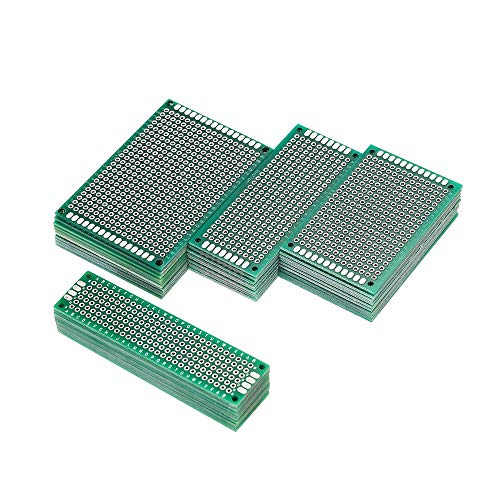AppleLand 40pcs Double-Side Prototype PCB Board Universal Printed Circuit Board Kit for Electronic DIY Project 28cm/37cm/46cm/57cm 4 Sizes - Quarkscm
