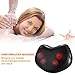 ElleSye Shiatsu Massage Pillow, Heat Therapy, 4 Nodes, Deep-Kneading Massager, for Neck, Shoulders, Back, Thighs, Legs, Home, Office, Car
