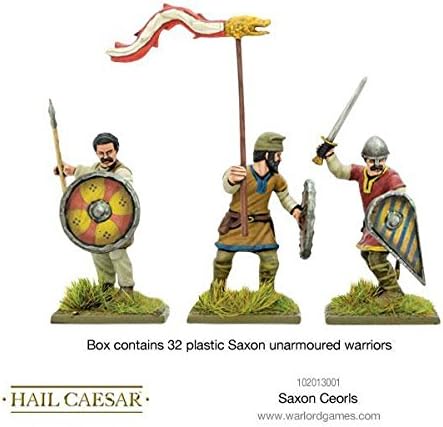 Saxon Ceorls, 28mm Scale Plastic Miniatures for Hail Caesar by Warlord Games - Image 4