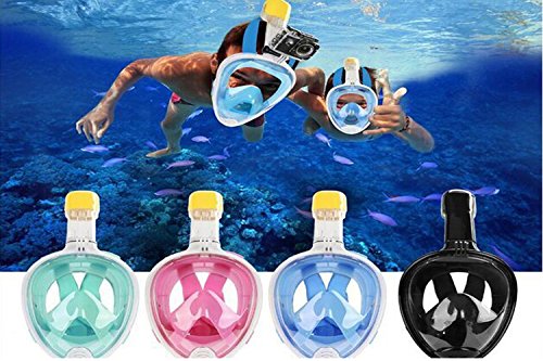 180° Seaview Snorkel Mask,Snorkel Mask Foldable, Dry Top Set Anti-fog Anti-leak for Adults & Kids(L/XL , Black) - Thumbnail 5