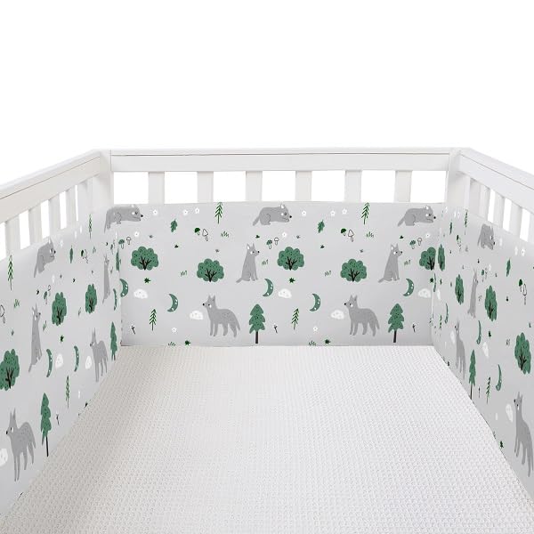 Photo 1 of 4 in 1 Ventilate Mesh Liner Pads for Anti-Collision, Print Color Cushioned Pads Soft Padding for Boys Girls (Fox)