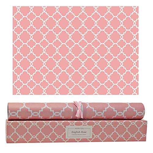 Merriton English Rose Scented Drawer Liners Fresh Scent Paper