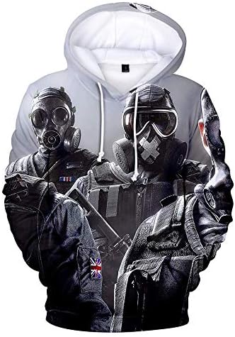 3D Printed Rainbow Hoodie Hooded Pullover Sweatshirt