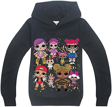 Wazonton Surprise Girls Hoodies Casual Long Sleeve Sweatshirt