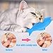 Dillitop Catnip Toys for Cats, Natural Rubber Simulation Fish Shape Interactive Cat Toys, Effective Cat Teeth Cleaning Dental Care Chew Stick for Pet Cat Kitten -2 Pack