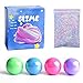 AUNOOL Fluffy Slime Supplies 7 OZ Fluffy Floam Slime Scented Stress Relief Toy for Kids, Super Soft Non Sticky Without Borax (4 Pack)