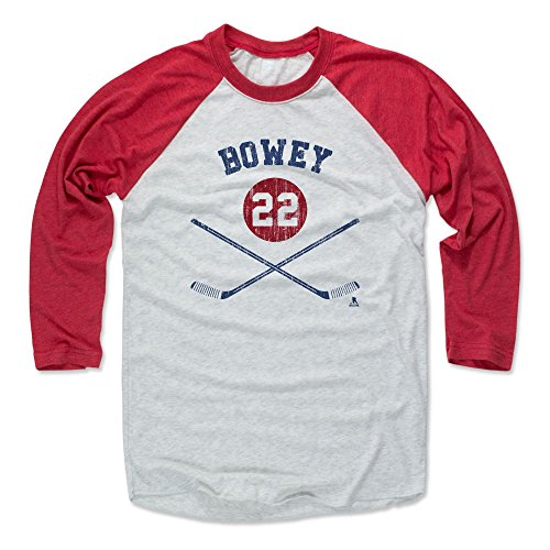 500 LEVEL Madison Bowey Baseball Shirt X-Large Red/Ash - Washington Hockey Fan Apparel - Madison Bowey Washington Sticks B