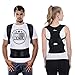 Back Brace Posture Corrector L for Women Men with Magnetic Stone Adjustable Neoprene Straps Improves Posture and Provides Lumbar Support for Lower and Upper Back Pain