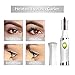 Heated Eyelash Curler with Comb Design Rechargeable, Electric Eyelash Curler (white)
