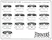 Fitovers Eyewear Aurora Sunglasses with Swarovski Elements on Temples (Sapphire, PDX Grey)