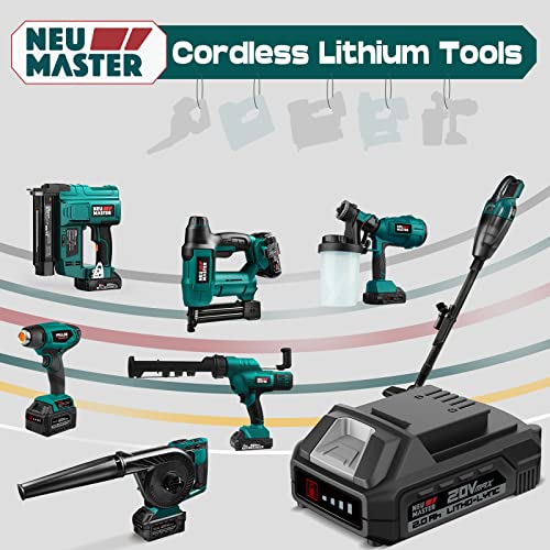 Cordless Nail Gun Battery Powered, NEU MASTER Battery Brad Nailer