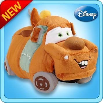 Pillow Pets Authentic Disney Cars 18 Tow Folding Plush Pillow