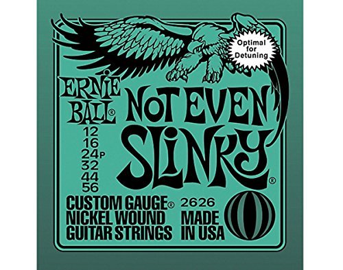 3 Pack | Ernie Ball Guitar Strings | Not Even Slinky | Electric | 12-56