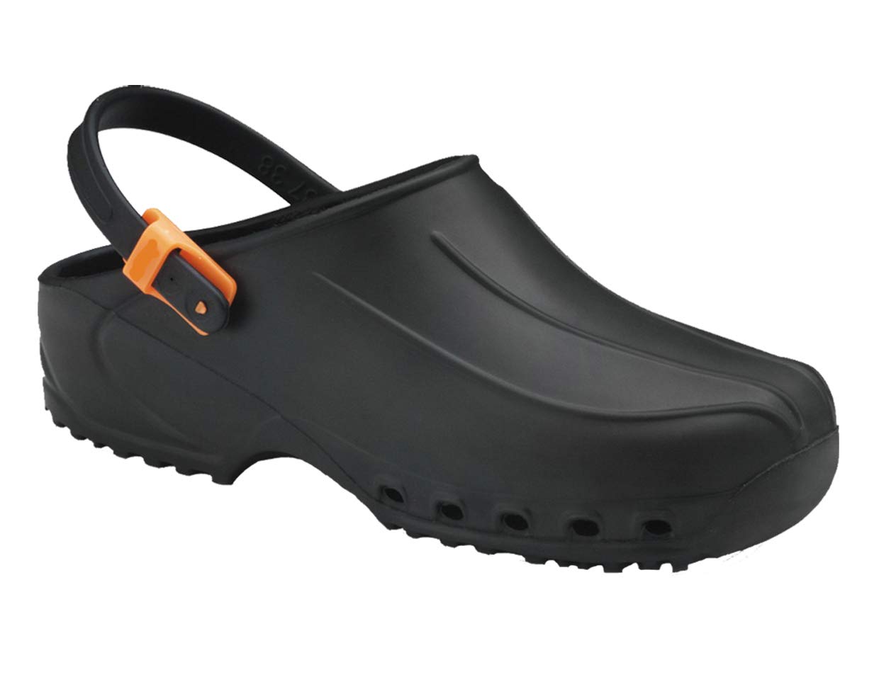 Rekordsan Light Health Clog, Black, Size 38