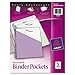 Avery Binder Pockets for 3 Ring Binders, Assorted Colors, for 8.5