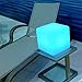 Mr.Go 10-inch Rechargeable LED Cube Light w/Remote, 16 RGB Colors & Dimmable LED Cube Lamp Night Light Mood Lamp, Ambient Decorative Lighting, Cordless & Waterproof for Indoor Outdoor Use