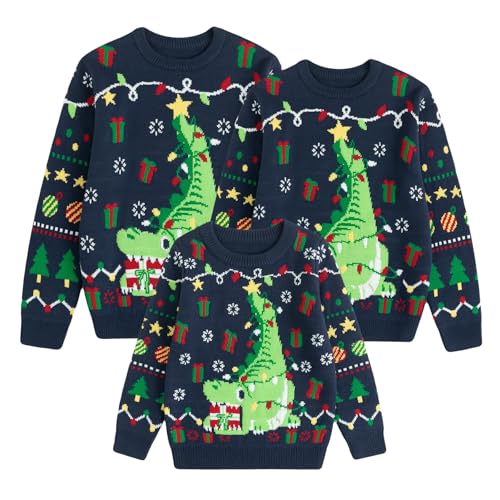 Curipeer Family Matching Christmas Sweater, Ugly Knitted Pullover, 3T at Amazon