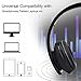 OldShark Foldable Bluetooth Over-ear Headphone for Kids, On-ear Wireless Headset for Adults Built-in Mic With 3.5mm Audio Cable Black
