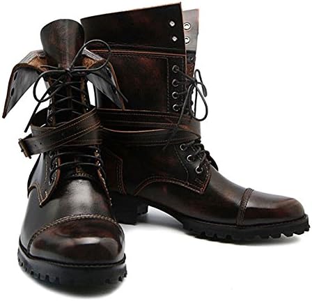 ヴィヴィッドレディ ワークブーツ 直輸入品激安 メンズ 本革 ブラウン ブーツ レースアップブーツ ウエスタンブーツ