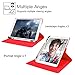 Fintie iPad Pro 10.5 Case with Built-in Apple Pencil Holder - 360 Degree Rotating Stand Protective Case with Auto Sleep/Wake Function for Apple iPad Pro 10.5 Inch 2017 Release Red