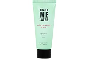 Elizabeth Mott Thank Me Later Color Correcting Face Primer w Niacinamide, Neutralizes Uneven Skin Tone and Facial Redness - Grips Makeup for Long-Lasting Wear and a Hydrating Glow - Cruelty-Free, 30g