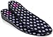 LiftKits Women's 1 Inch Shoe Lift Inserts, Black/Pink, Medium/6-12 M US,