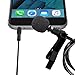 Lavalier Lapel Microphone Clip-on Omnidirectional Condenser Mic for Apple iPhone, iPad, iPod Touch, Samsung Android and Windows Smartphones Film Interviews Vocal Video Recording (Black)