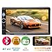 Double Din Car Stereo in-Dash Head Unit Compatible with Bluetooth 7 inch Touch Screen with Rear-View Camera Video MP5/4/3 Radio FM Car Radio Receiver Mirror Link Caller ID