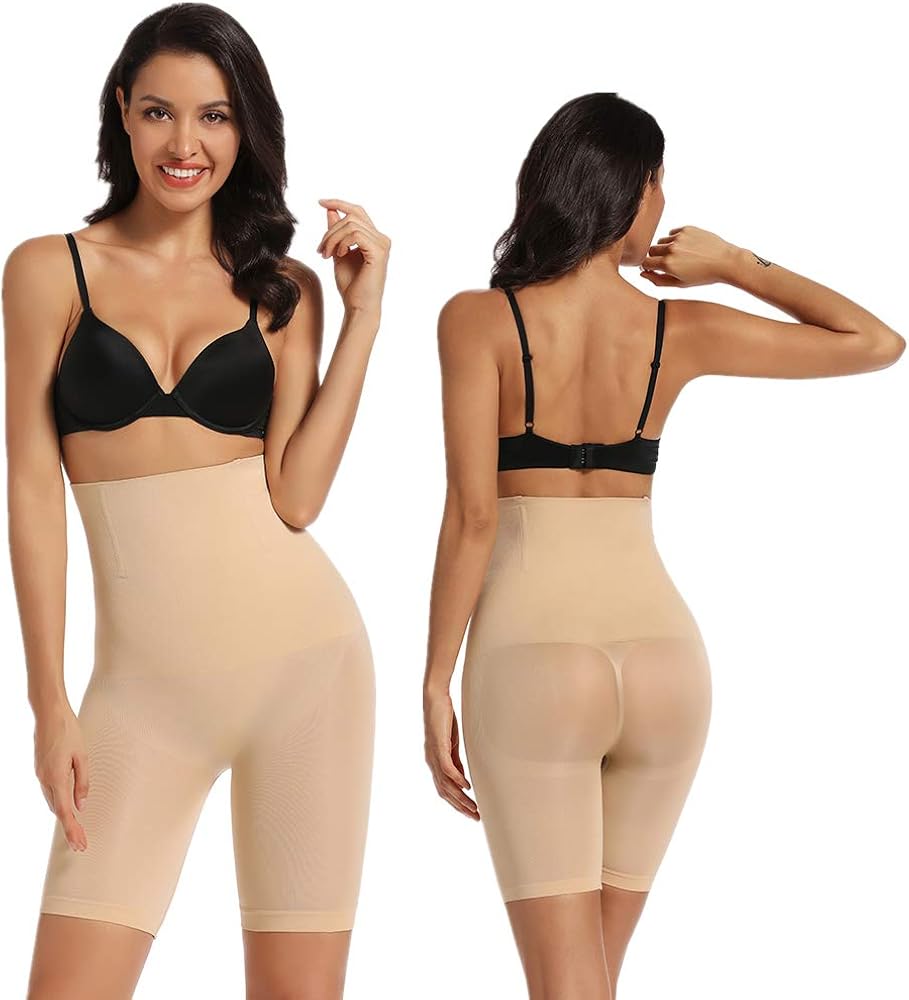 Joyshaper Shapewear Shorts for Women Tummy Control High Waisted Shaper Shorts Shaper Thigh Control Thigh Slimmer at  Women’s Clothing store