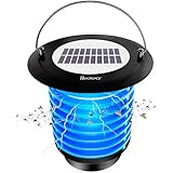 Redeo Solar Bug Zapper Fly Trap and Garden Lamp Night Light, Indoor/Outdoor Use