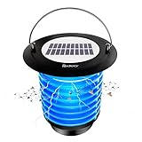 Redeo Solar Bug Zapper Outdoor Mosquito Zapper Insect Killer & Solar LED Garden Lamp, Mosquito Killer Fly Zapper, Flying Insects Killer Fly Killer, Indoor/Outdoor Use
