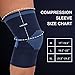 Knee Brace Compression Sleeves Support for Running/Jogging/Basketball and More Sports, suitable for Man/Women/Kids, L