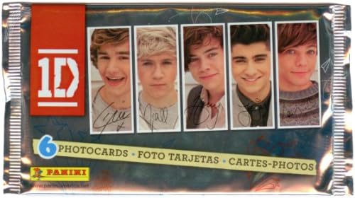 1D One Direction Photocards Pack Of 6 Cards With Checklist