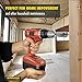 Wingour Universal socket - Universal wrenches - Power socket wrench - 7-19mm universal socket wrench - Universal grip gator socket - Magic socket drill - Power ratchet wrench (black box)