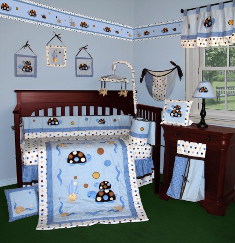 turtle crib bedding