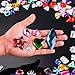 Tatuo 140 Pieces Large Gemstones Flatback Acrylic Gems Large Craft Rhinestones Embellishments Colorful Flat Back Gem Jewels for DIY Crafts, Table Scatters, Wedding, Birthday Decoration Favor
