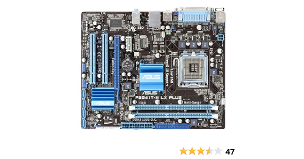Asus P5g41t M Lx Plus Lga 775 Intel G41 Micro Atx Intel Motherboard Amazon Sg Electronics