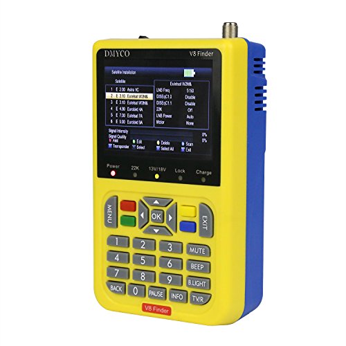 Satellite Finder V8 Finder, Free Sat Digital FTA Signal Meter DVBS2